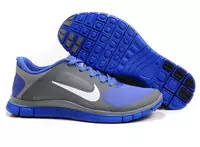 zapatos nike free 4.0 v3 hombre mujer strong elasticity 2013 france tendance blue white